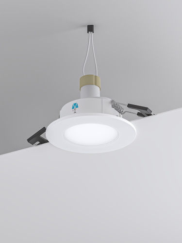 Встраиваемый влагозащищенный светильник interiorlight AQUA-1-WH фото 2